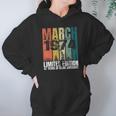 Vintage March 1974 Bday Gifts 47 Years Old 47Th Birthday Hoodie Gifts for Women