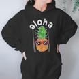 Vintage Pineapple Aloha Sunglasses Hawaiian Hoodie Gifts for Women