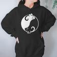 Yin Yang Year Of The Rat Happy Chinese New Year 2020 Black And White Rat Hoodie Gifts for Women