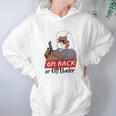 6 Feet Back Or 6 Feet Under Social Distancing Hoodie Gifts for Women