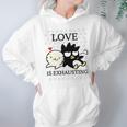 Badtz Maru Love Is Exhausting Valentine Hoodie Gifts for Women