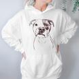 Bare Dexter The Pitbull Dog Triblend Hoodie Gifts for Women