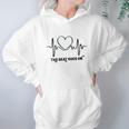 The Beat Goes On Heartbeat Rehab Heart Surgery Heart Gift Hoodie Gifts for Women