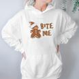 Bite Me Gingerbread Cute Hoodie Gifts for Women