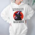 Buckle Up Buttercup You Just Flipped My Witch Switch Black Cat Hoodie Gifts for Women