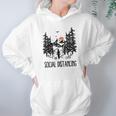 Camping Hiking Outdoors Social Distancing Hoodie Gifts for Women