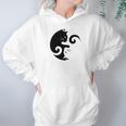 Cats Rule Simple Yin Yang Animal Graphic Hoodie Gifts for Women