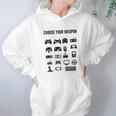 Choose Your Weapon Controller Gamer Hoodie Gifts for Women