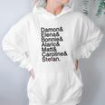 Damon Elena Bonnie Alaric Matt Caroline Stefan Hoodie Gifts for Women