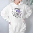 Daria Everybody Macbeth Skull Heart Purple Hair Hoodie Gifts for Women