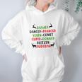 Dasher Dancer Prancer Vixen Comet Cupid Donner Blitzen Rudolph Hoodie Gifts for Women