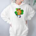 Irish Hippie Leprechaun Peace Shillelagh Guitar Beard Hoodie Gifts for Women