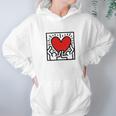 Keith Haring Heart Hoodie Gifts for Women