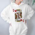 King Of Hearts Blackjack Cards Poker Hoodie Gifts for Women