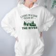 Living In A Van Down By The River Summer Camping Home Hoodie Gifts for Women