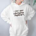 Mini Australian Shepherd I Love Minnie Aussies Gift Hoodie Gifts for Women