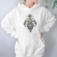 Mirrored Ornate Elephants Henna Art Hoodie Gifts for Women