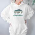 North Dakota Bison Vintage American Buffalo Souvenir Gift Hoodie Gifts for Women