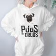 Pugs Not Drugs Awareness Hoodie Gifts for Women