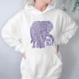 Purple Elephant Alzheimer Awareness Hoodie Gifts for Women