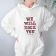 Queen Official We Will Rock You Pink Hoodie Gifts for Women