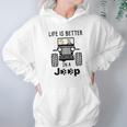 Shiba Inu Life Is Better In A Jeep Hoodie Gifts for Women