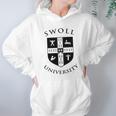 Swoll University Funny Gym Bodybuilding Hoodie Gifts for Women