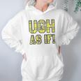 Ugh As If Cher Horowitz Yellow Plaid Lettering Hoodie Gifts for Women