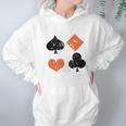 Vintage Poker Playing Cards Hoodie Gifts for Women