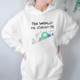 The World Vs Virus Fight Virus Cartoon Hoodie Gifts for Women