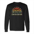 12Th Birthday Retro August 2010 12 Years Old Long Sleeve T-Shirt