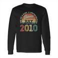 12Th Birthday Retro Vintage Born In July 2010 12 Years Old Long Sleeve T-Shirt