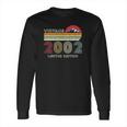 19 Years Old Gifts Vintage 2002 Limited Edition 19Th Birthday Long Sleeve T-Shirt