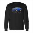 1965 1966 Ford Mustang Coupe Full Color Design Long Sleeve T-Shirt