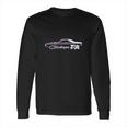 1970 Dodge Challenger Ta Classic Outline Design Long Sleeve T-Shirt