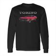 1970 Ford Torino Gt Red Long Sleeve T-Shirt