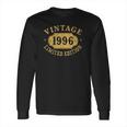 1996 25 Years Old 25Th Limited Birthday Gift Long Sleeve T-Shirt