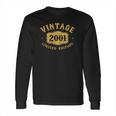 21 Years Old 21St Birthday Vintage Born In 2001 Ver2 Long Sleeve T-Shirt