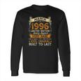 25Th Birthday Gift 25 Years Old Retro Vintage March 1996 Ver2 Long Sleeve T-Shirt