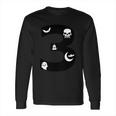 3 Name Charater Dracula Skullcap Candle Bat Moon Ghost Halloween Boo Long Sleeve T-Shirt