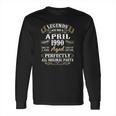 31 Years Old 31St Birthday Decoration April 1990 Ver2 Long Sleeve T-Shirt