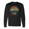 32 Years Old Birthday Gifts Awesome Since March 1989 Ver2 Long Sleeve T-Shirt