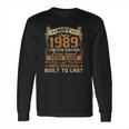 32Nd Birthday Gift 32 Years Old Retro Vintage May 1989 Ver2 Long Sleeve T-Shirt