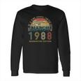 33 Years Old Vintage March 1988 33Rd Birthday Awesome Long Sleeve T-Shirt