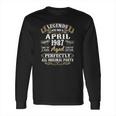 35 Years Old 35Th Birthday Decoration April 1987 Ver2 Long Sleeve T-Shirt