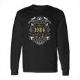 36 Years Old Made In 1986 36Th Birthday Anniversary Gift Long Sleeve T-Shirt