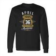 36 Years Old Retro April 1985 Limited Edition 36Th Birthday Long Sleeve T-Shirt