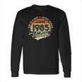 36Th Birthday Gifts 36 Years Old Retro Born In June 1985 Ver2 Long Sleeve T-Shirt