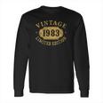 38 Years Old 38Th Birthday Anniversary Gift Limited 1983 Ver2 Long Sleeve T-Shirt