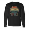 38 Years Old 38Th Birthday Men Awesome Since September 1983 Ver2 Long Sleeve T-Shirt